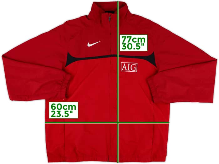 2010-11 Manchester United Nike Track Jacket - 8/10 - (L)
