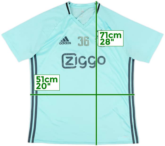2016-17 Ajax Player Issue adidas Training Shirt #36 - 6/10 - (L)