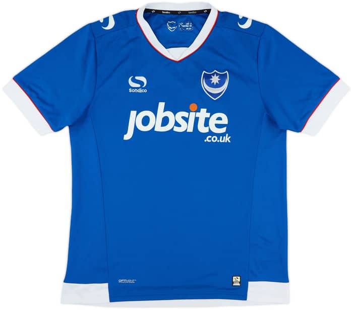 2016-17 Portsmouth Home Shirt - 8/10 - (L)