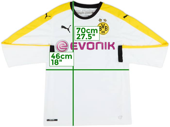 2015-16 Borussia Dortmund Third L/S Shirt - 9/10 - (S)