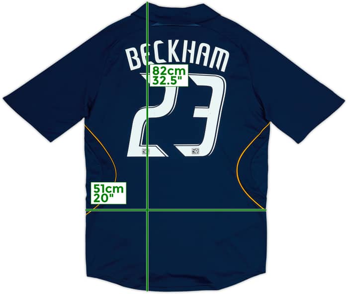 2007-08 LA Galaxy Away Shirt Beckham #23 (M)