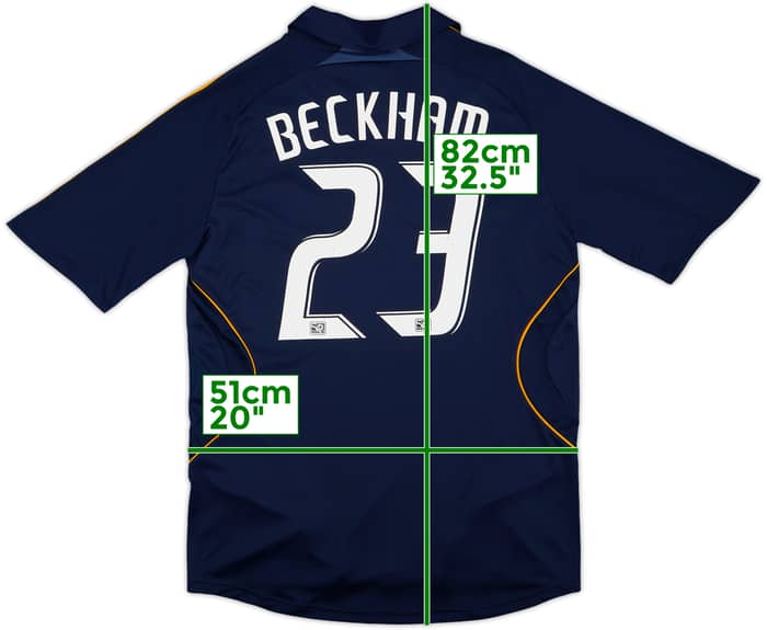 2007-08 LA Galaxy Away Shirt Beckham #23 (M)