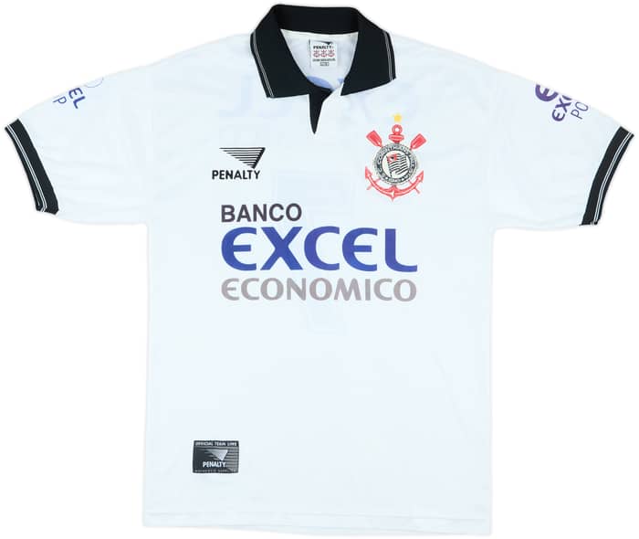 1996 Corinthians Home Shirt #7 - 5/10 - (L)