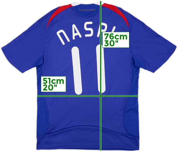 2007-08 France Home Shirt Nasri #11 (M)