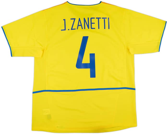 2002-03 Inter Milan Third Shirt J.Zanetti #4 - 10/10 - (XL)