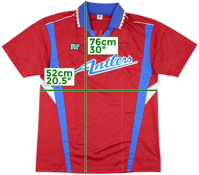 1992 Kashima Antlers Home Shirt - 9/10 - (L)