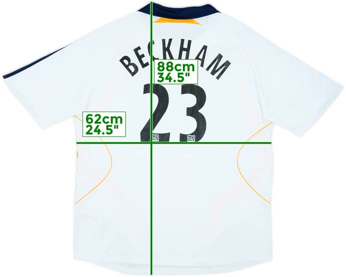 2007-08 LA Galaxy Home Shirt Beckham #23 - 4/10 - (3XL)