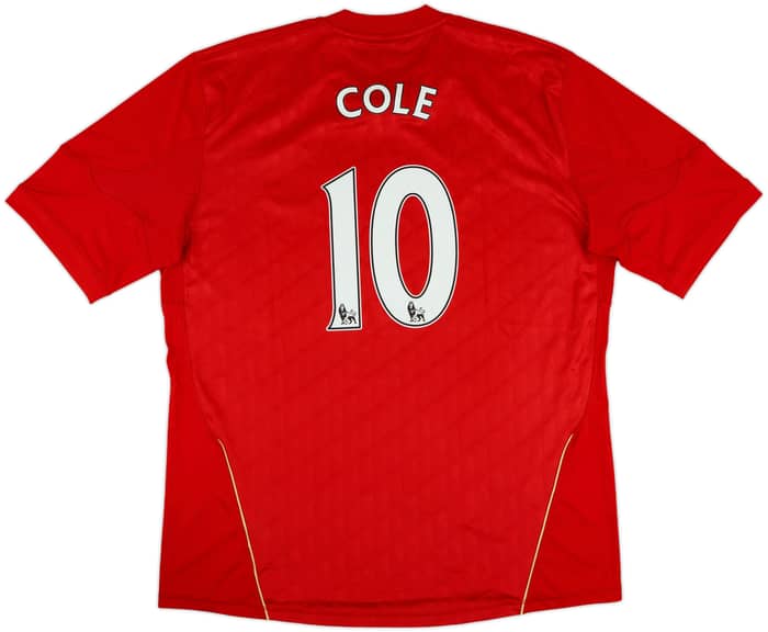 2010-12 Liverpool Home Shirt Cole #10 - 4/10 - (XXL)