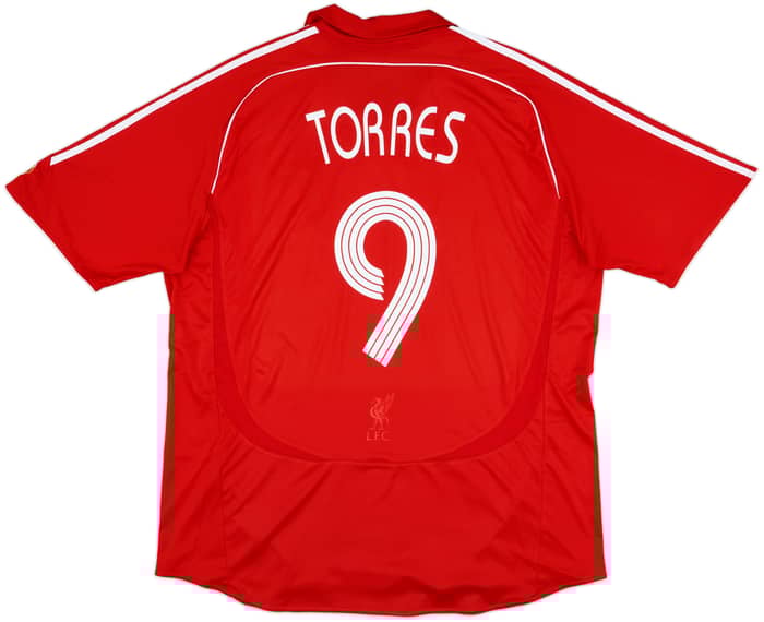 2006-08 Liverpool Home Shirt Torres #9 - 8/10 - (XXL)