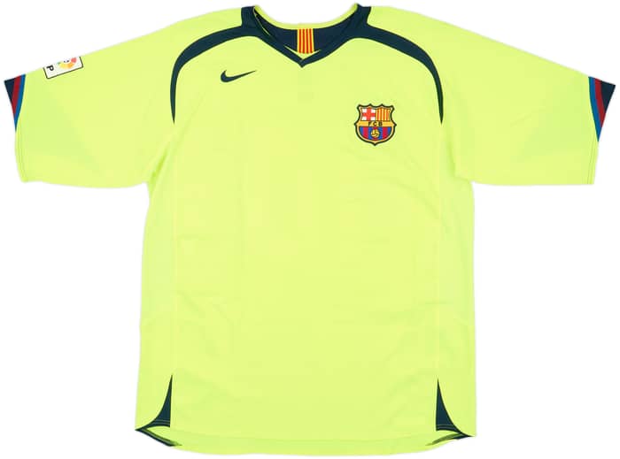 2005-06 Barcelona Away Shirt Ronaldinho #10 - 9/10 - (XL)