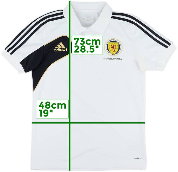 2011-12 Scotland adidas Polo Shirt - 8/10 - (S)