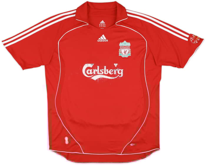 2006-08 Liverpool Home Shirt Gerrard #8 - 4/10 - (XL)