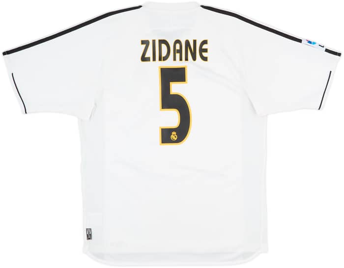 2003-04 Real Madrid Home Shirt Zidane #5 - 6/10 - (M)