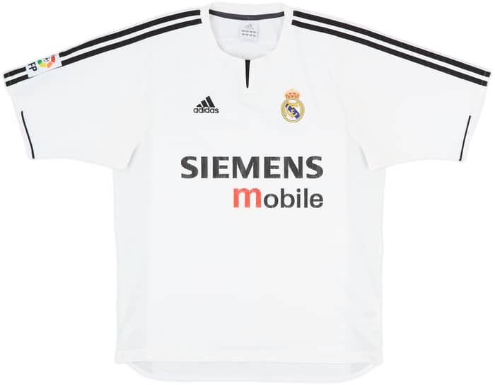 2003-04 Real Madrid Home Shirt Zidane #5 - 6/10 - (M)
