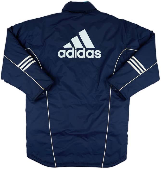 2000-01 Olympique Marseille adidas Padded Bench Coat - 9/10 - (M)