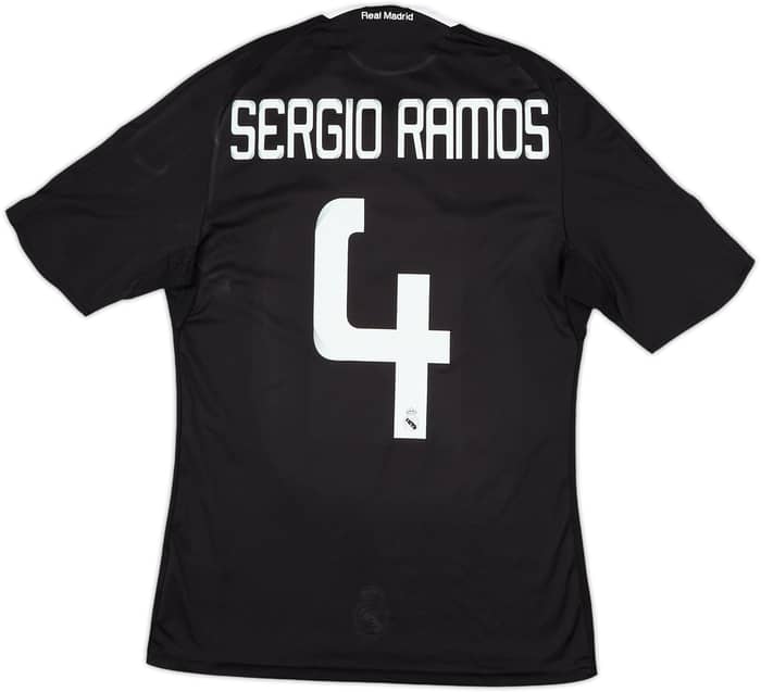 2008-09 Real Madrid CL Third Shirt Sergio Ramos #4 - 9/10 - (S)