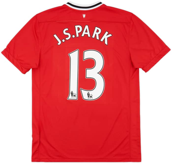 2011-12 Manchester United Home Shirt J.S.Park #13 - 8/10 - (L)