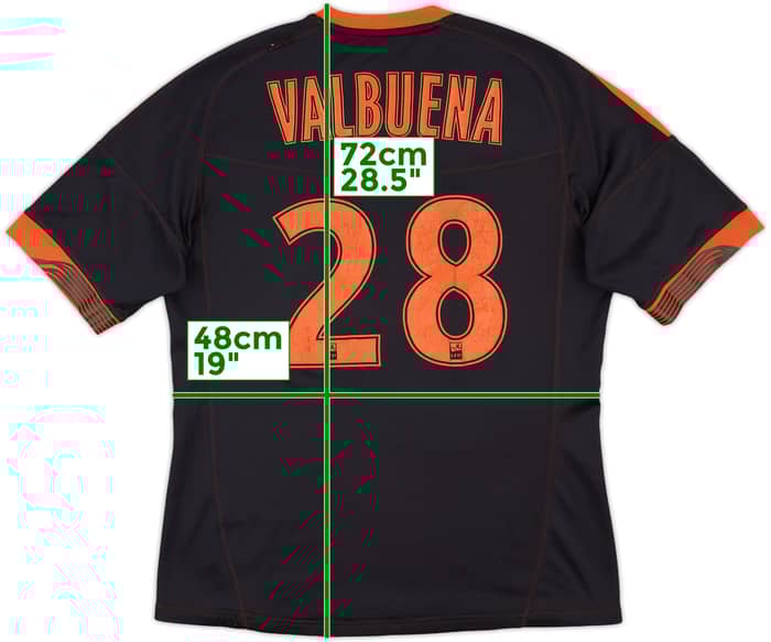 2012-13 Olympique Marseille Third Shirt Valbuena #28 - 6/10 - (M)