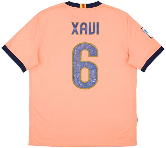 2009-10 Barcelona Away Shirt Xavi #6 - 6/10 - (L)