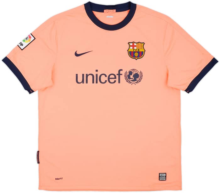 2009-10 Barcelona Away Shirt Xavi #6 - 6/10 - (L)