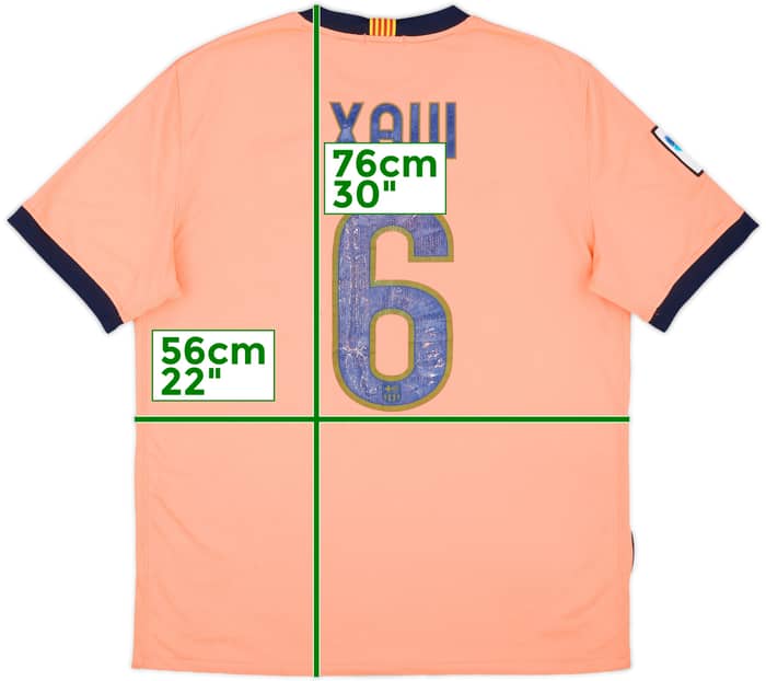 2009-10 Barcelona Away Shirt Xavi #6 - 6/10 - (L)
