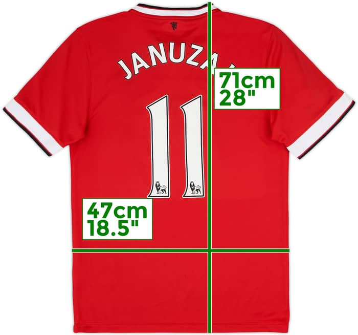 2014-15 Manchester United Home Shirt Januzaj #11 - 9/10 - (S)