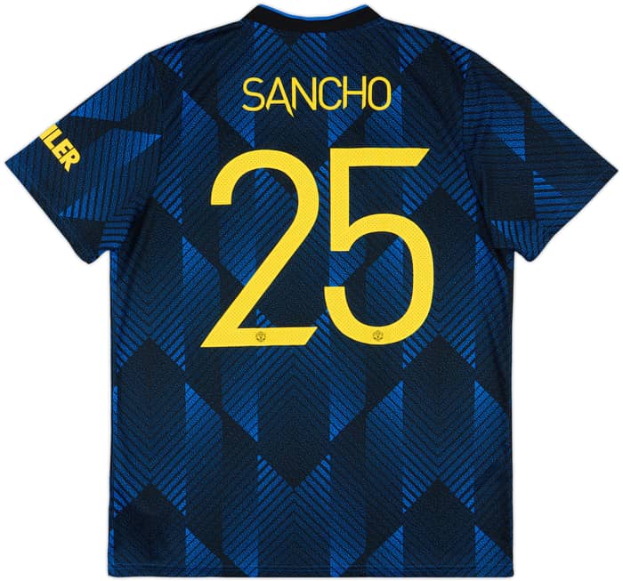 2021-22 Manchester United Third Shirt Sancho #25 - 10/10 - (L)