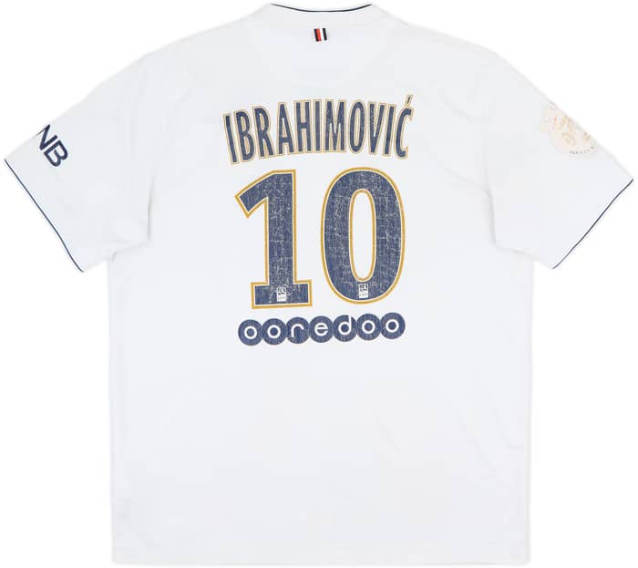 2014-15 Paris Saint-Germain Away Shirt Ibrahimovic #10 - 4/10 - (XL)