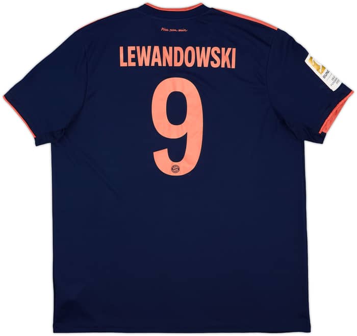 2019-20 Bayern Munich Third Shirt Lewandowski #9 - 9/10 - (XL)