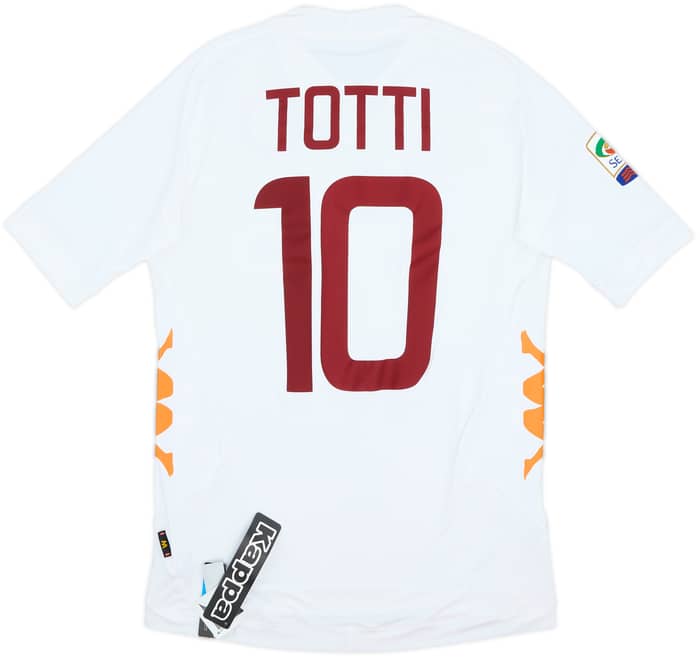 2011-12 Roma Away Shirt Totti #10 (M)