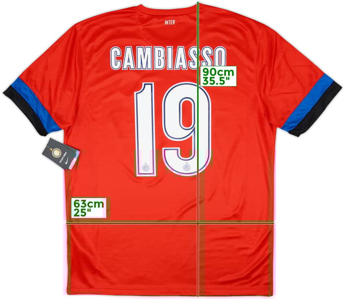 2012-13 Inter Milan Away Shirt Cambiasso #19 (L)