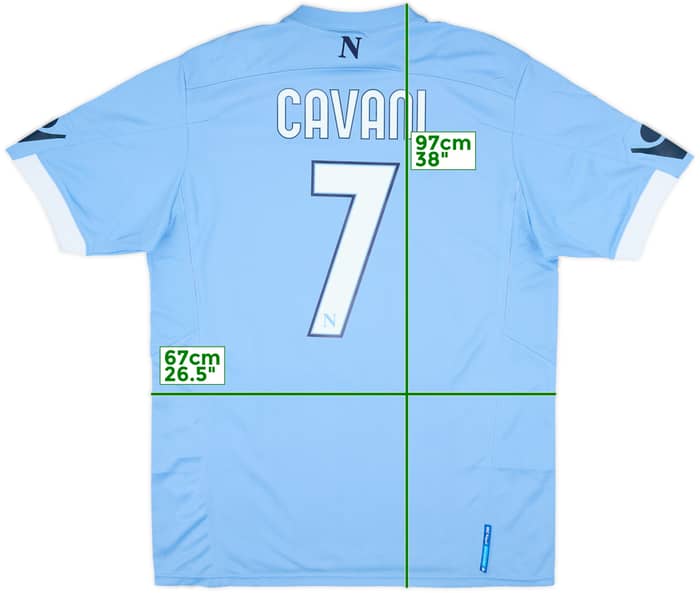 2010-11 Napoli Home Shirt Cavani #7 (XXL)