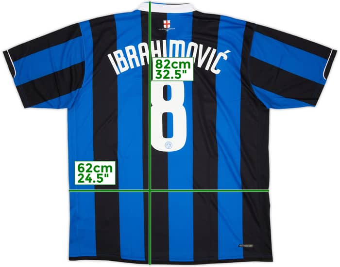 2006-07 Inter Milan Home Shirt Ibrahimovic #8 (XXL)