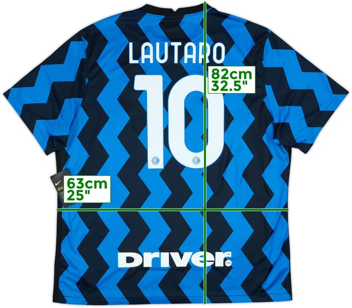 2020-21 Inter Milan Home Shirt Lautaro #10 (XXL)