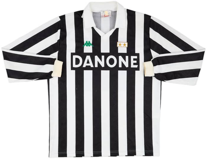 1992-94 Juventus Home L/S Shirt #9 - 8/10 - (L)