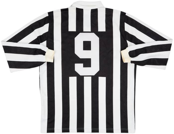 1992-94 Juventus Home L/S Shirt #9 - 8/10 - (L)