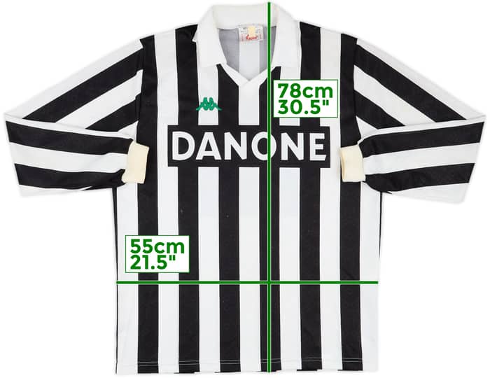 1992-94 Juventus Home L/S Shirt #9 - 8/10 - (L)