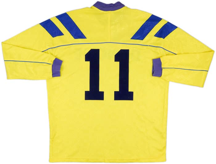 1992-94 Juventus Away L/S Shirt #11 - 8/10 - (XL)