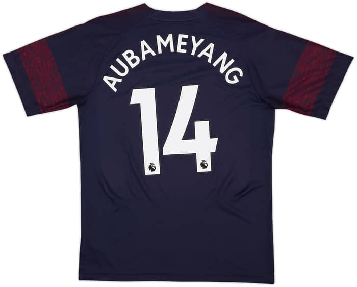 2018-19 Arsenal Away Shirt Aubameyang #14 - 8/10 - (M)