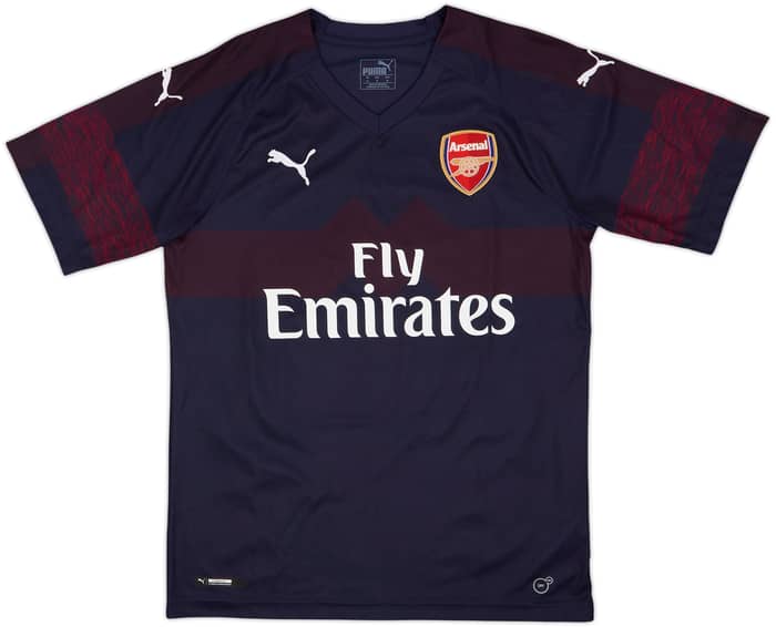 2018-19 Arsenal Away Shirt Aubameyang #14 - 8/10 - (M)