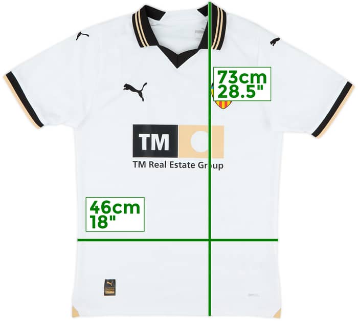 2023-24 Valencia Home Shirt - 10/10 - (S)