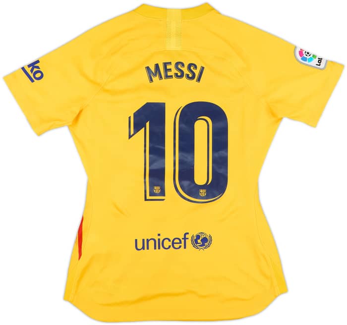 2019-20 Barcelona 'Senyera' Fourth Shirt Messi #10 - 9/10 - (Women's S)