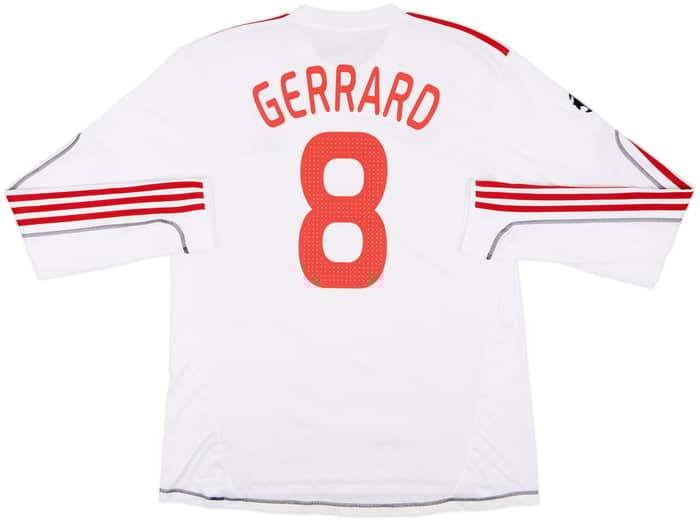 2009-10 Liverpool Third L/S Shirt Gerrard #8 - 8/10 - (XXL)