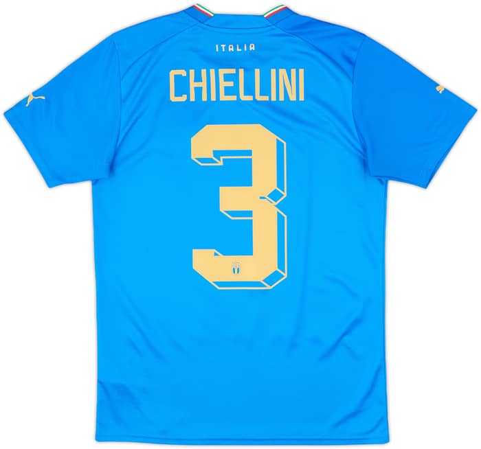 2022-23 Italy Home Shirt Chiellini #3 - 10/10 - (S)