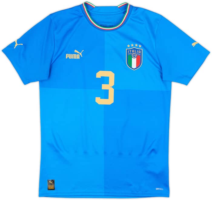 2022-23 Italy Home Shirt Chiellini #3 - 10/10 - (S)