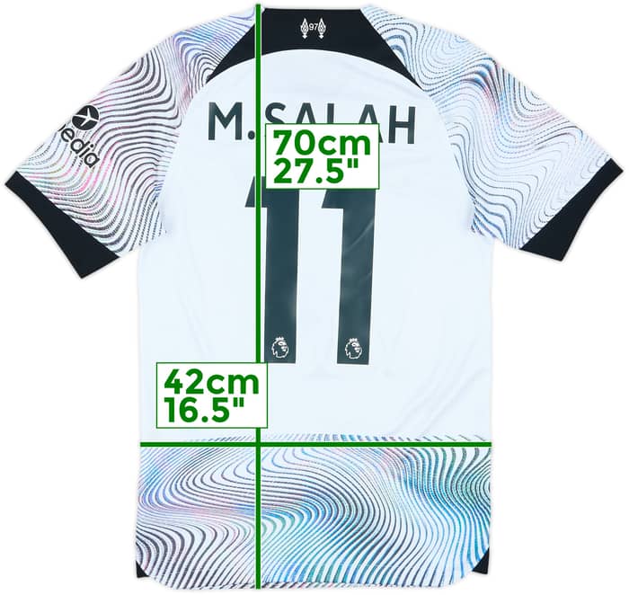 2022-23 Liverpool Away Shirt M.Salah #11 - 10/10 - (XS)