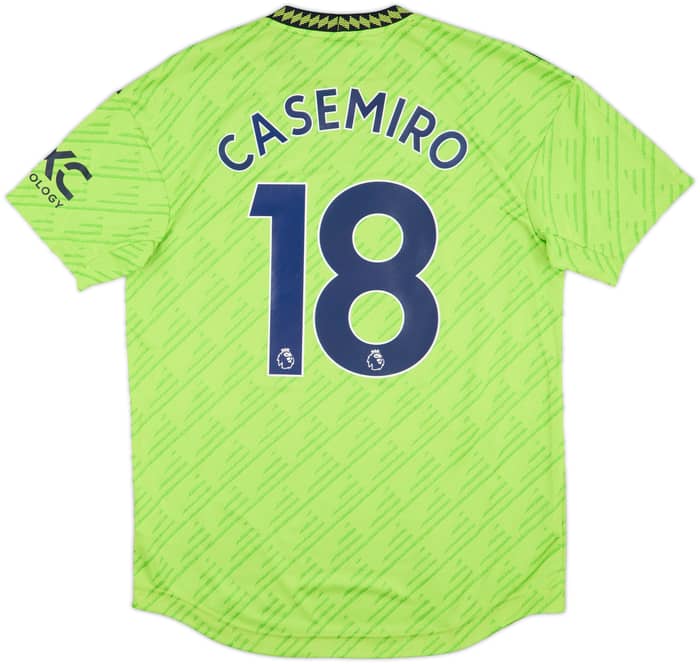 2022-23 Manchester United Authentic Third Shirt Casemiro #18 (M)
