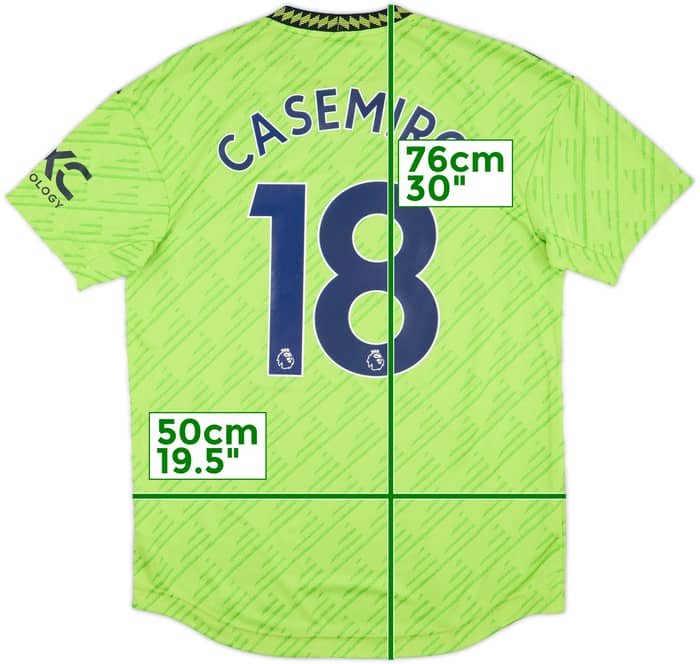 2022-23 Manchester United Authentic Third Shirt Casemiro #18 (M)