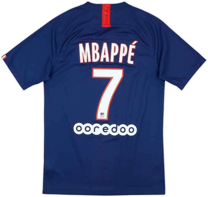 2019-20 Paris Saint-Germain Home Shirt Mbappe #7 - 10/10 - (S)