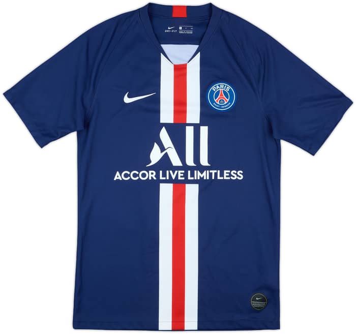 2019-20 Paris Saint-Germain Home Shirt Mbappe #7 - 10/10 - (S)